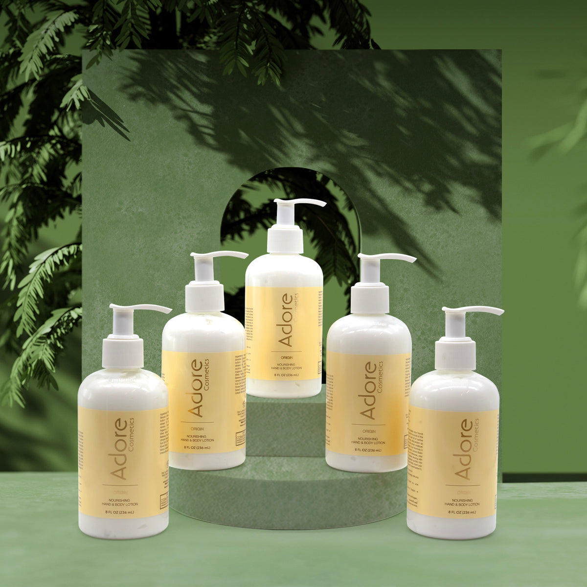 Nourishing Hand and Body Lotion Origin 5 Pack Adore Cosmetics