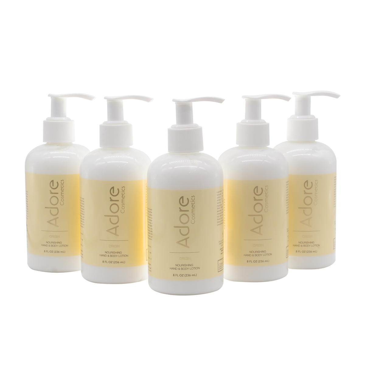 Nourishing Hand and Body Lotion Origin 5 Pack Adore Cosmetics